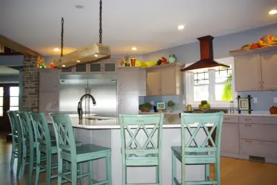 Contemporary Rustic Kitchen — Custom Cabinets & Cabinetry project by Architecturally Designed Cabinetry Inc.