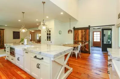 Contemporary Rustic Kitchen — Custom Cabinets & Cabinetry project by Kline Cabinetmakers, LLC