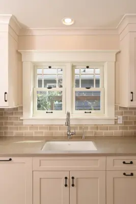 Waterfront Traditional Kitchen — Custom Cabinets & Cabinetry project by Signature Design & Cabinetry LLC