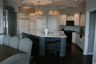 Classic White Enamel Kitchen — Custom Cabinets & Cabinetry project by Kelwood Designs LLC & Cabinetry