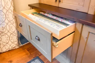Office Storage Solutions & Entryway Design — Custom Cabinets & Cabinetry project by Signature Design & Cabinetry LLC