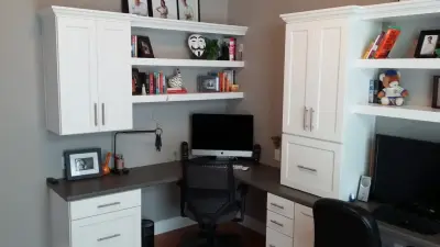 Workspace — Custom Cabinets & Cabinetry project by Davisson & Son Millwork