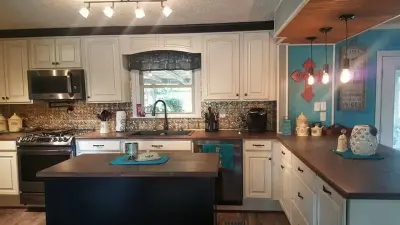 Rustic Kitchen of Providence — Custom Cabinets & Cabinetry project by Cabinets By Design