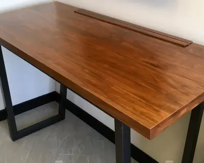 Modern Rustic Workspace — Custom Cabinets & Cabinetry project by Minnesota Cabinets, INC