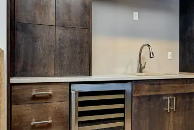 Modern Stained Kitchen — Custom Cabinets & Cabinetry project by Kline Cabinetmakers, LLC