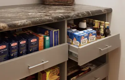 Accessible Pantry — Custom Cabinets & Cabinetry project by Rylex Custom Cabinetry And Closets
