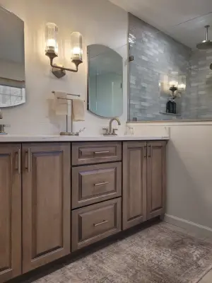 From Floor to Ceiling Vanity — Custom Cabinets & Cabinetry project by Rylex Custom Cabinetry And Closets