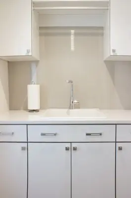 Clean and Dry — Custom Cabinets & Cabinetry project by Rylex Custom Cabinetry And Closets
