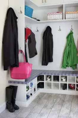 Weather-Resistant Mudroom — Custom Cabinets & Cabinetry project by Rylex Custom Cabinetry And Closets