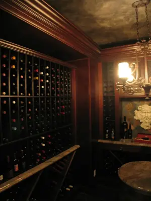 Vine Storage Room — Custom Cabinets & Cabinetry project by Savvy Cabinetry Design Interiors