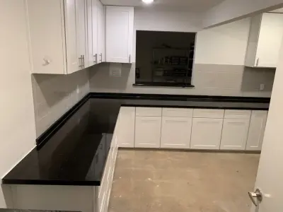 Compact Kitchen Surfaces — Countertop Installation Services project by E Morales Granite
