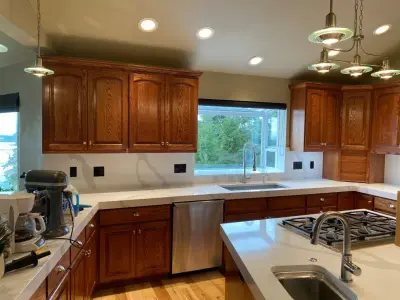 Calacatta Bianco — Countertop Installation Services project by West Coast Monument & Sign LLC
