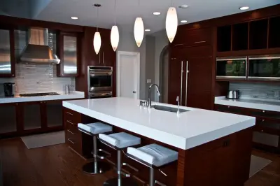 Elegant Modern Countertops — Countertop Installation Services project by Dernis International