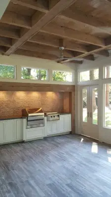 Overhill Road Al Fresco Kitchen by Birmingham Concrete Design, Inc