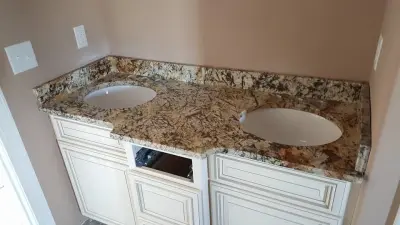 Restrooms — Countertop Installation Services project by Affordable Granite