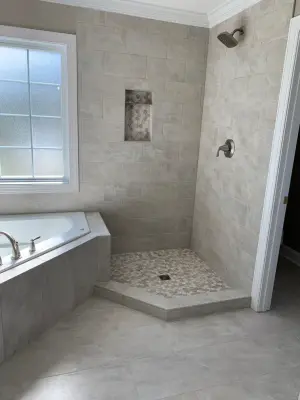 Winterville transformation by Brinson Custom Tile