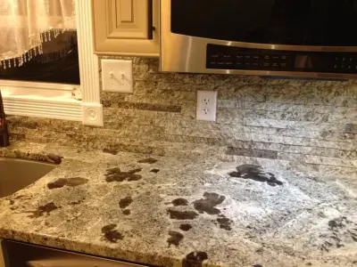 Natural Valley Recycled Granite - Stone & Concrete Installation in Brownsburg, IN