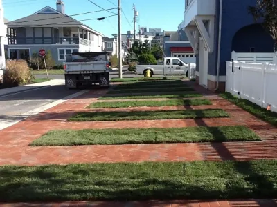 Driveway Pavers — Landscape Construction project by Kãsa Landscaping & Property Management