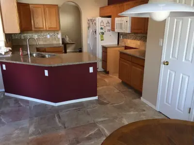 Kitchen Transformation — Countertop Installation Services project by Floorscapes