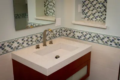 Granite, Limestone, and Custom Stone Mixture — Countertop Installation Services project by Pacific Stoneworks Inc