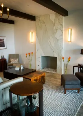 Caesarstone and Natural Quartzite Kitchen Countertops — Countertop Installation Services project by Pacific Stoneworks Inc
