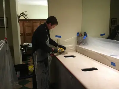Marble Refinishing — Countertop Installation Services project by Steammaster