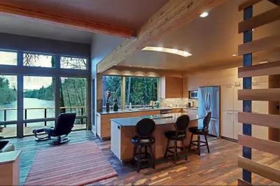 McKenzie River Home - Caesarstone Quartz Surfaces — Countertop Installation Services project by Pro Contracting "The Countertop Specialist