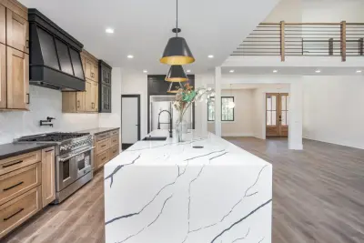 Dark Luxury Quartz — Countertop Installation Services project by Marble Granite World