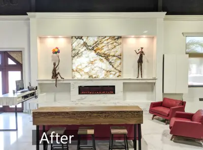 Mont Krest Showroom Renovation — Countertop Installation Services project by Mont Krest Stone