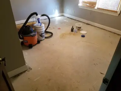 Timber-style flooring — Countertop Installation Services project by ICoat Emerald Coast