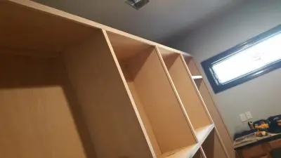 Timber Shelves — Countertop Installation Services project by Affordable Granite Inc