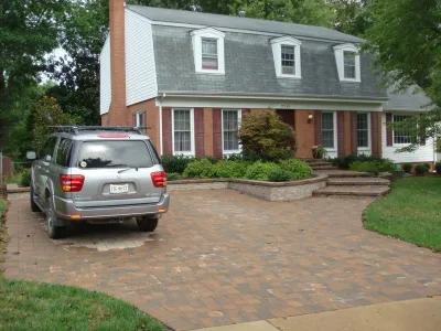 A Different Driveway — Landscape Construction project by Kingstowne Lawn & Landscape