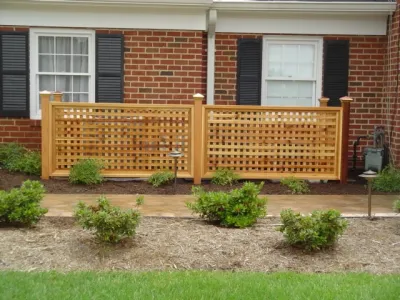 Lattice Enclosures and Woodworking — Landscape Construction project by Kingstowne Lawn & Landscape