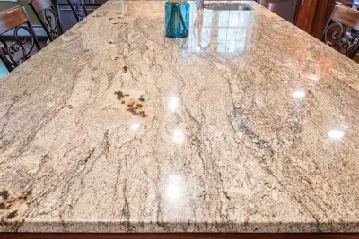 African Rainbow Granite Culinary Space — Countertop Installation Services project by Northern Granite And Marble