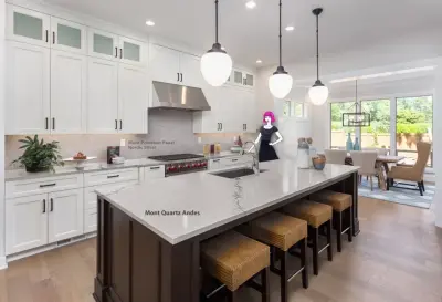 Mont Quartz Collection - Application Images — Countertop Installation Services project by Mont Surfaces By Mont Granite