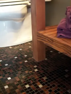 Restrooms — Countertop Installation Services project by Tile Sensations