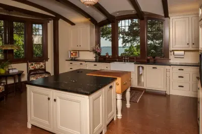 Water Grantique Suede Kitchen by Badger GraniteWerks, Inc.