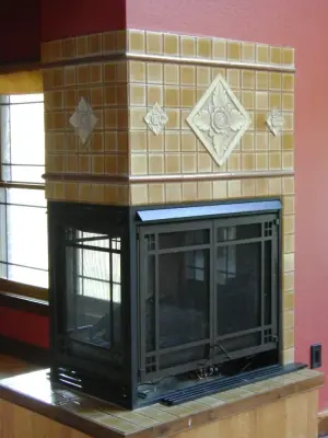 Mosaic Fireplaces — Countertop Installation Services project by Tile Sensations