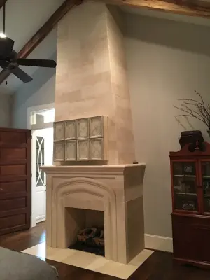 Kemeh Bay Natural Stone Hearths by MCA Stone
