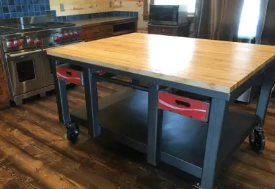 Armani Premium Hardwood Maple Butcher Block Countertop — Countertop Installation Services project by Armani Fine Woodworking