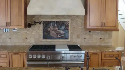 Splashback Designs — Countertop Installation Services project by Strahle Tile & Granite