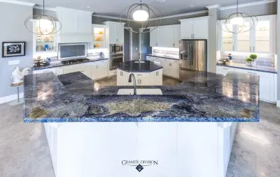 Azure Bahia Granite by Granite Division Inc.