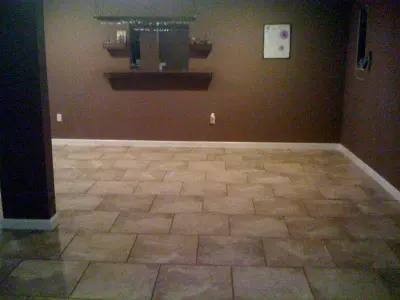 Lower Level — Countertop Installation Services project by All Things Tile