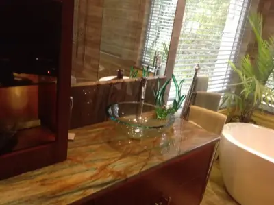 Vessel Sink for Bathroom — Countertop Installation Services project by Affordable Granite Inc