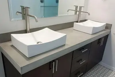 Vanity Surface — Countertop Installation Services project by Golden Marble & Granite