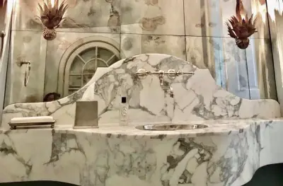 Restroom surfaces by Stones & Designers