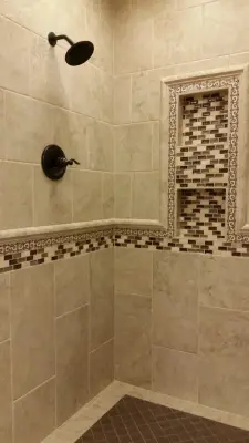 Restrooms — Countertop Installation Services project by Tile Distributors Of America, Inc.