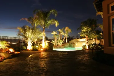 Pool & Spa, with cave and waterfall — Landscape Design project by BSH Landscape And Hardscape Design