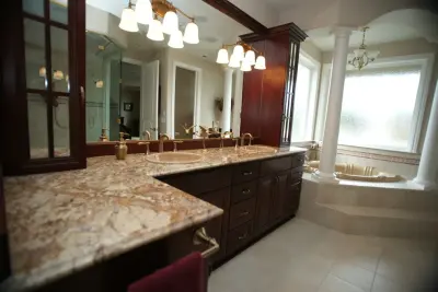 Completed Bathroom Projects by Washington Marble Works