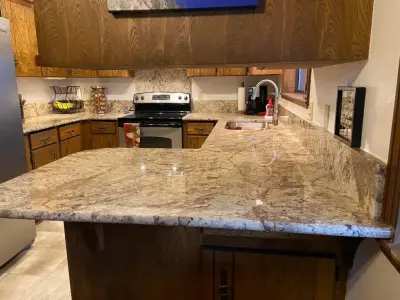 Culinary Combat Renovation — Countertop Installation Services project by American Marble & Granite
